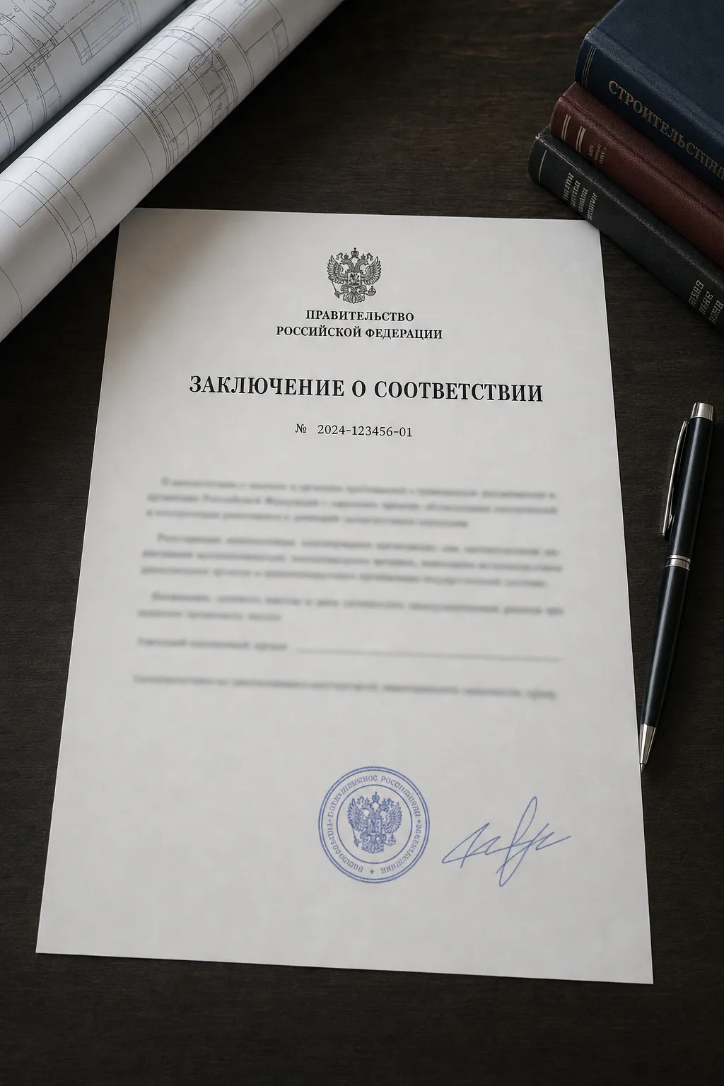 Заключение о соответствии, полученное по нашему заключению